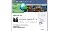 Desktop Screenshot of dutakarya.com