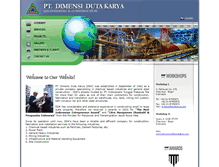 Tablet Screenshot of dutakarya.com